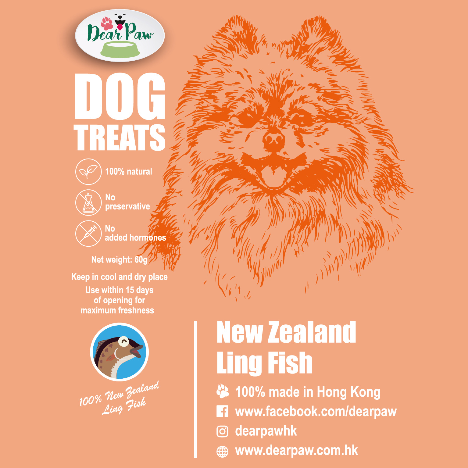NZ Ling Fish treat
